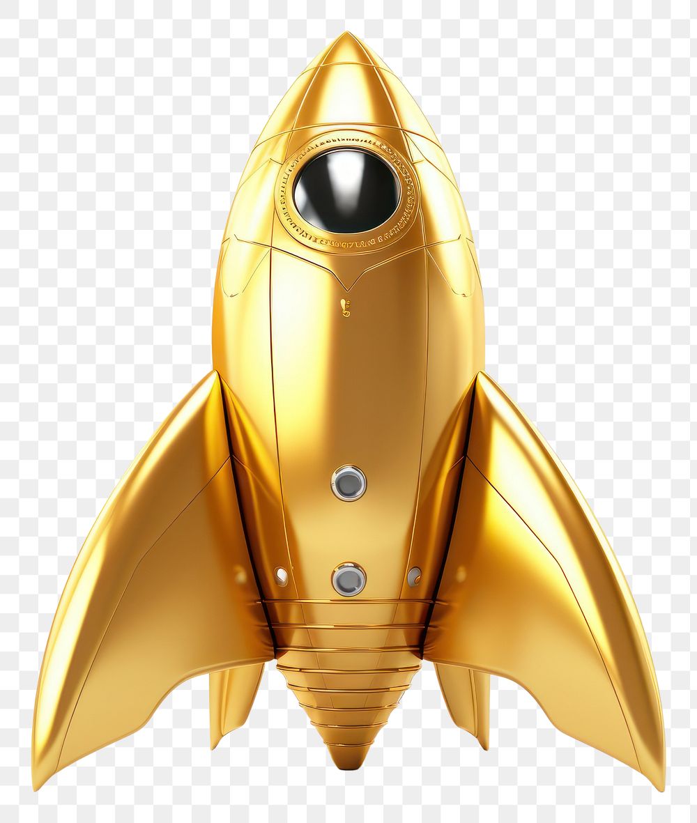 PNG Rocket rocket vehicle gold.