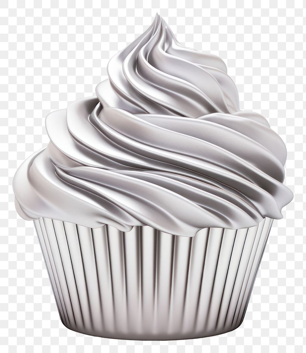 PNG Cupcake dessert icing cream.