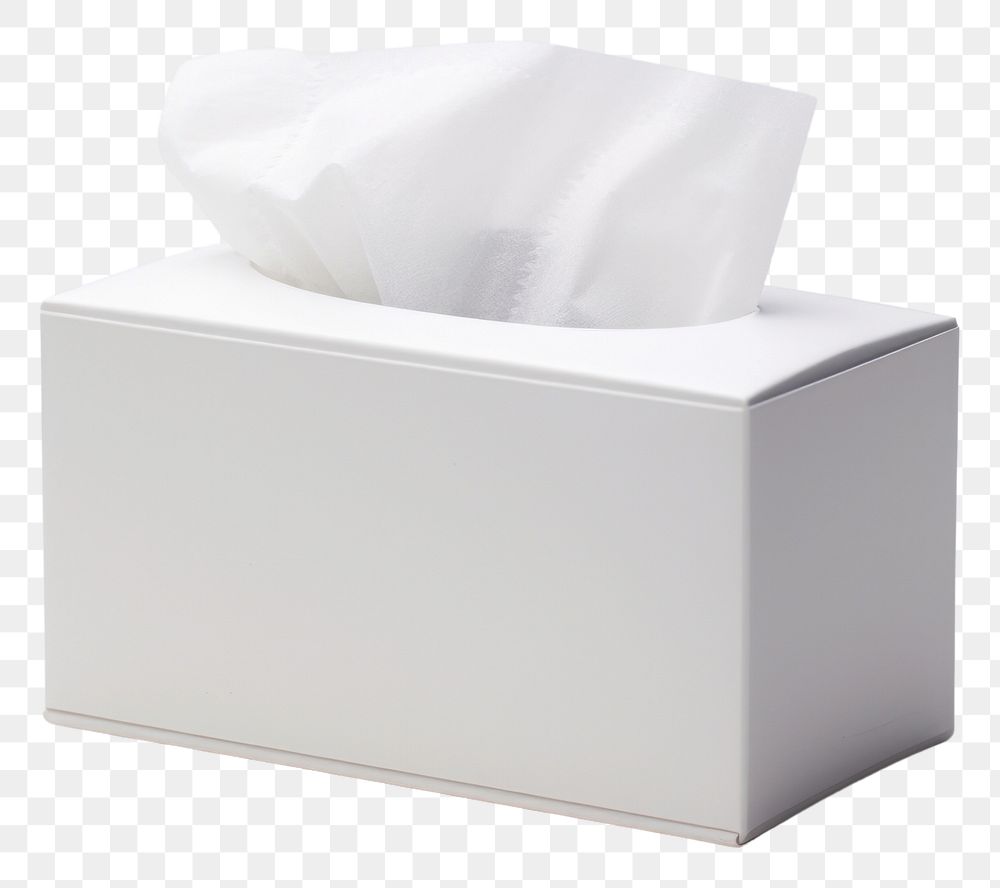 PNG Tissue box tissue white paper.