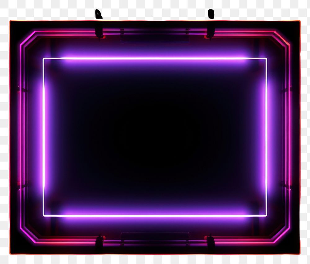 PNG Frame light technology purple.