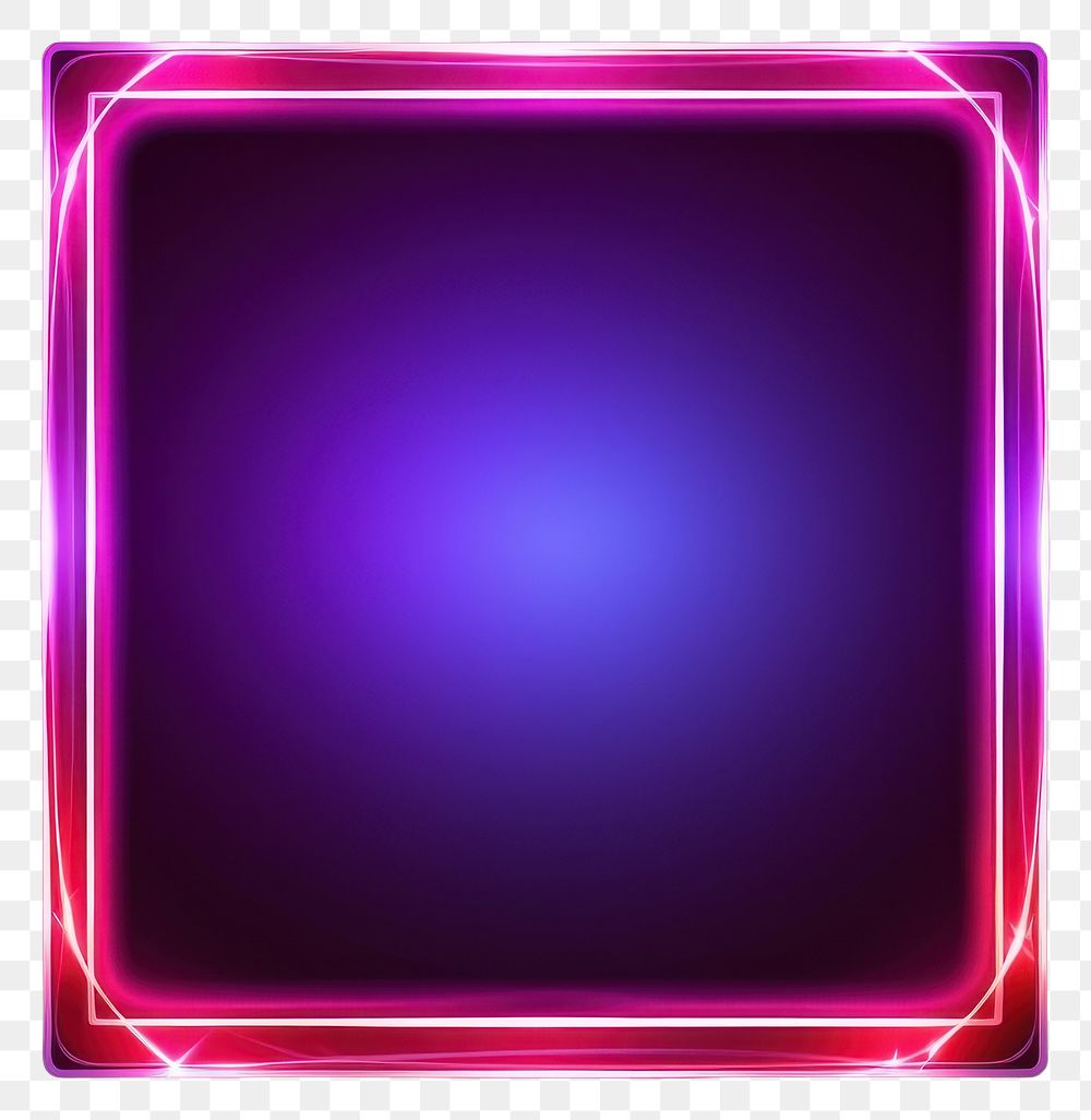 PNG Frame purple light technology.