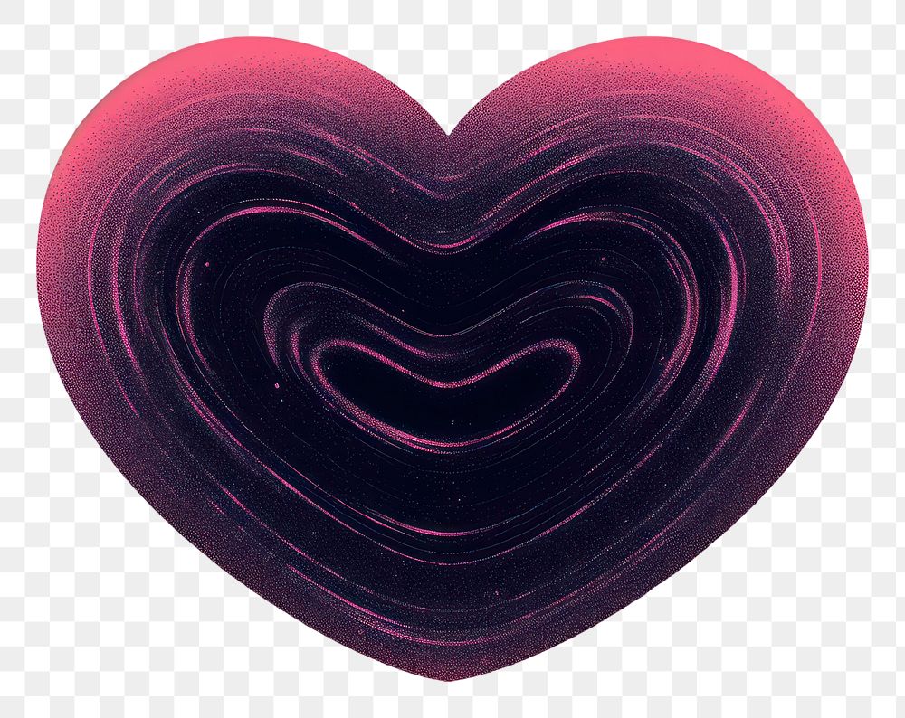 PNG Illustration of heart shaped saturn creativity darkness abstract.
