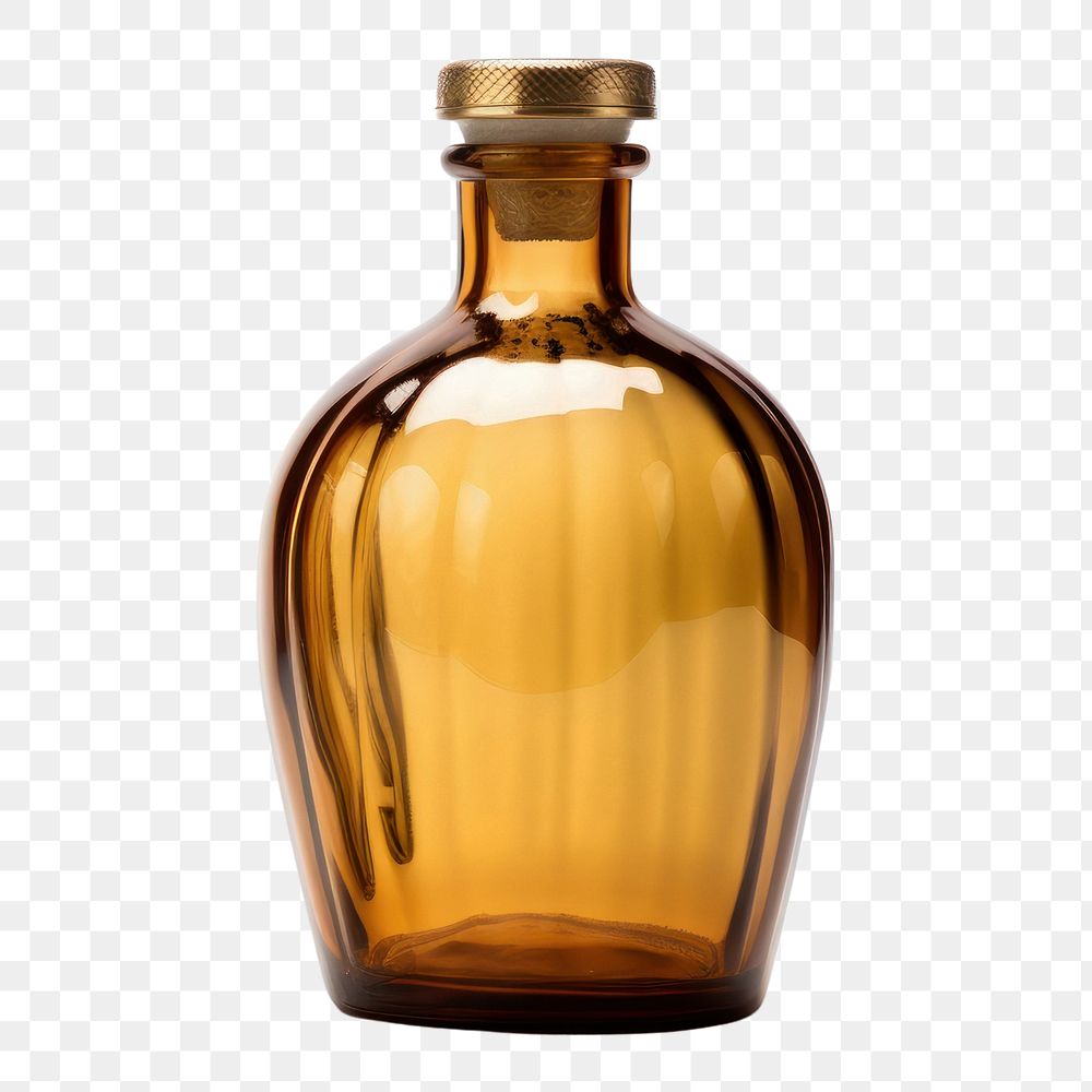 PNG Vintage Bottle bottle glass jar.
