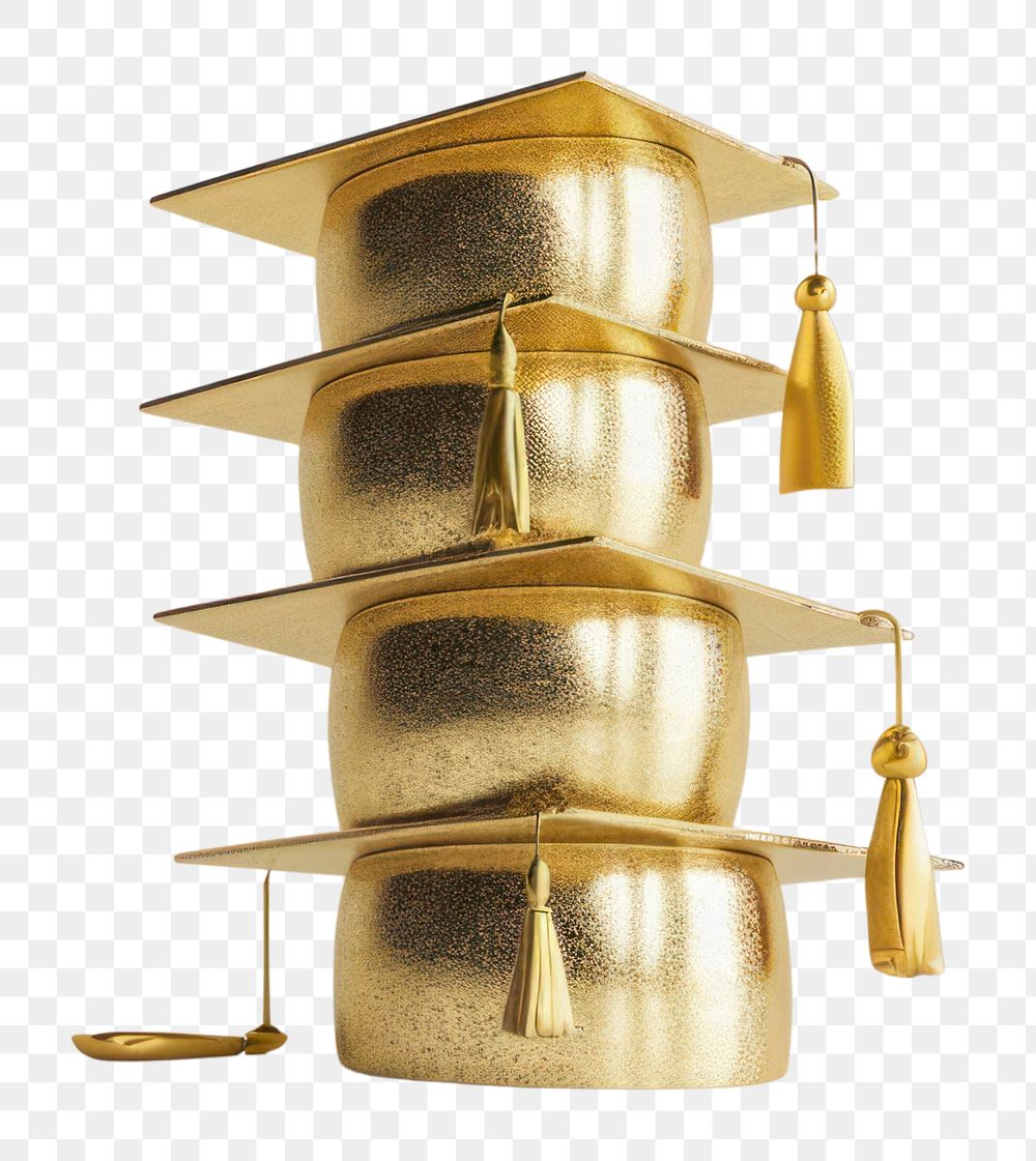 PNG Graduation gold white background architecture.