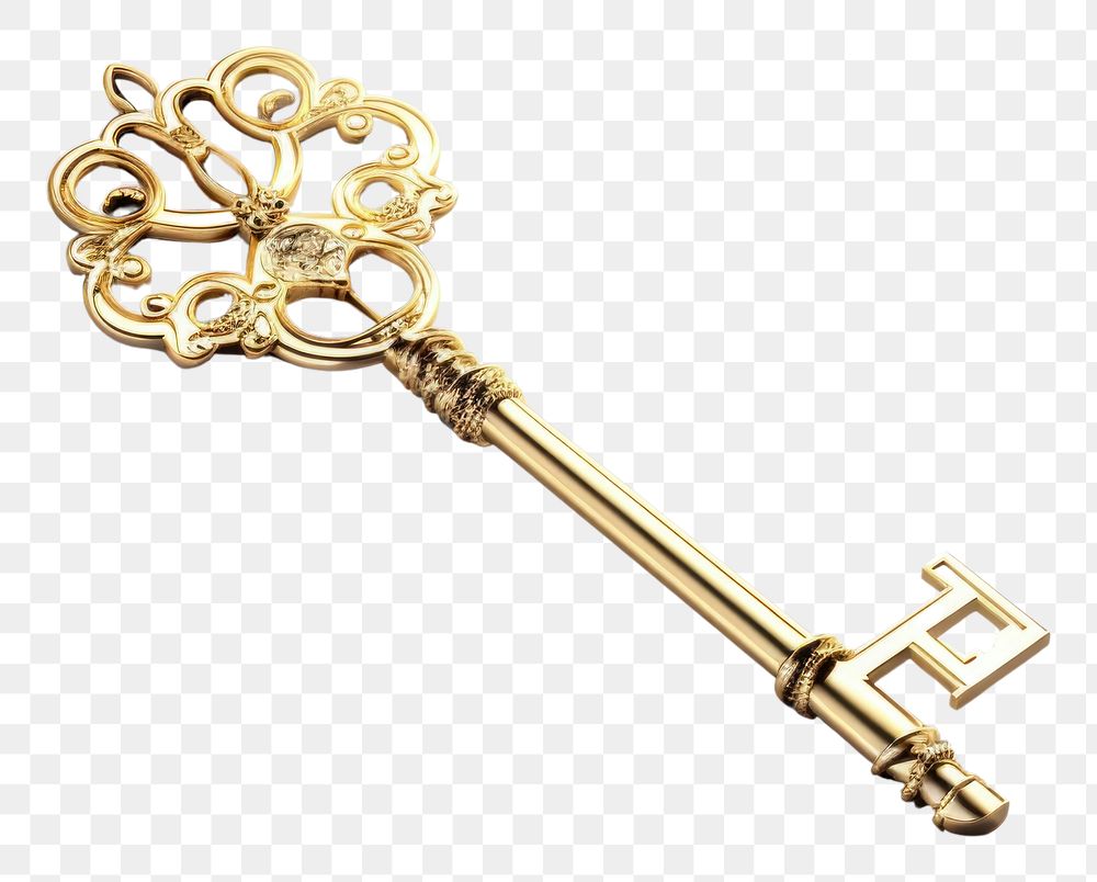 PNG Key key jewelry gold.