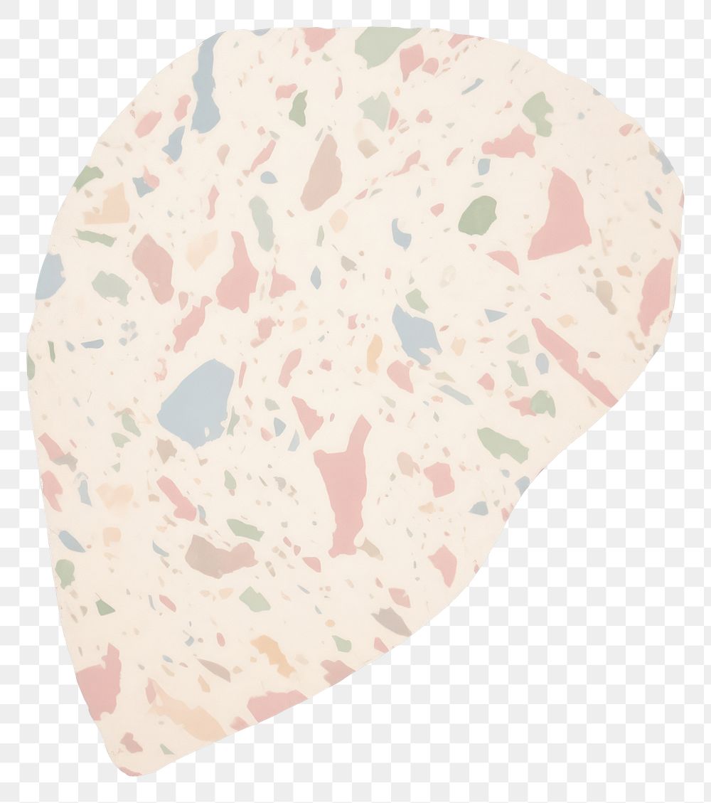 PNG Terrazzo marble distort shape white background dishware clothing.