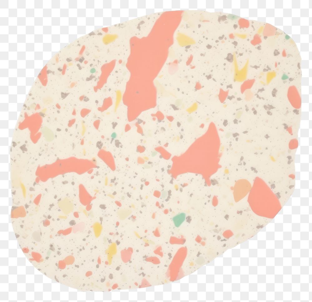 PNG Terrazzo marble distort shape backgrounds white background magnification.