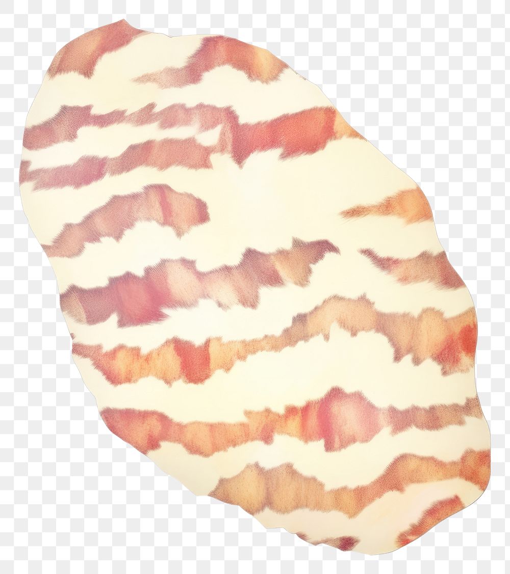 PNG Tiger skin marble distort shape white background microbiology paleontology.