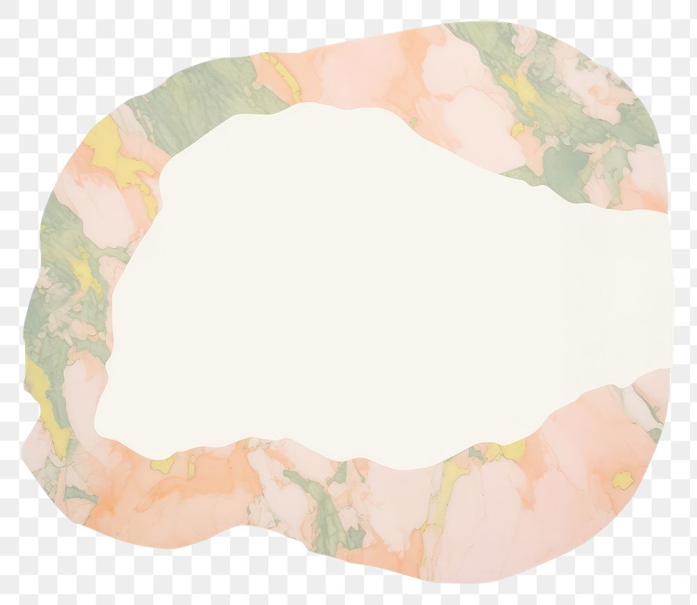 PNG Tropical marble distort shape paper white background accessories.