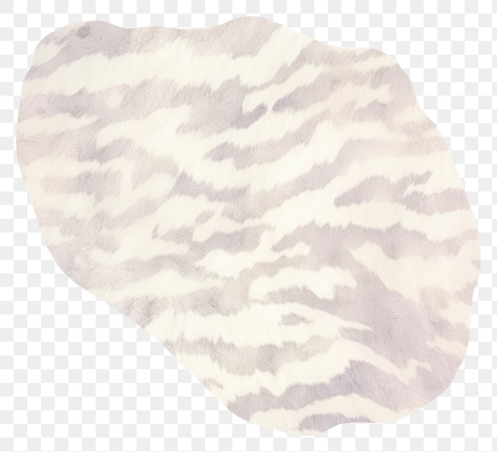 PNG White tiger skin marble distort shape paper white background textured.