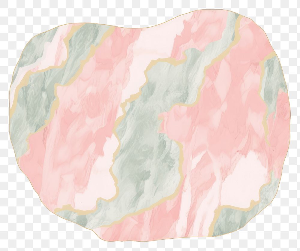 PNG Art deco pattern marble distort shape paper white background accessories.
