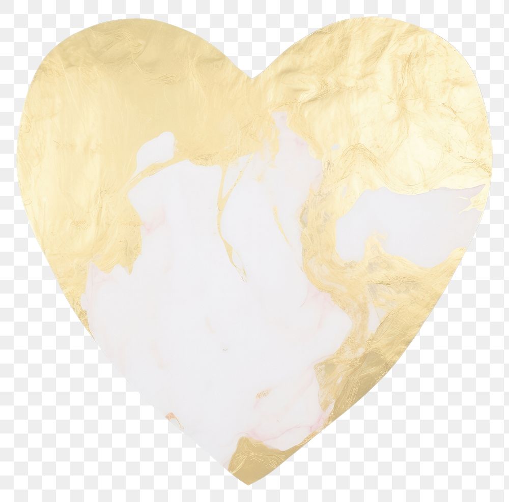PNG Gold heart marble distort shape backgrounds paper white background.