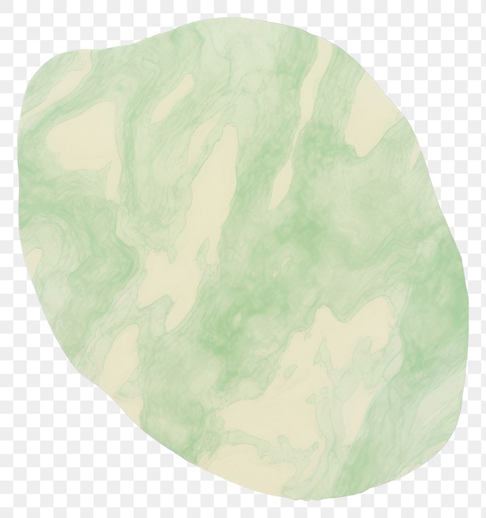 PNG Green marble distort shape abstract jewelry paper.