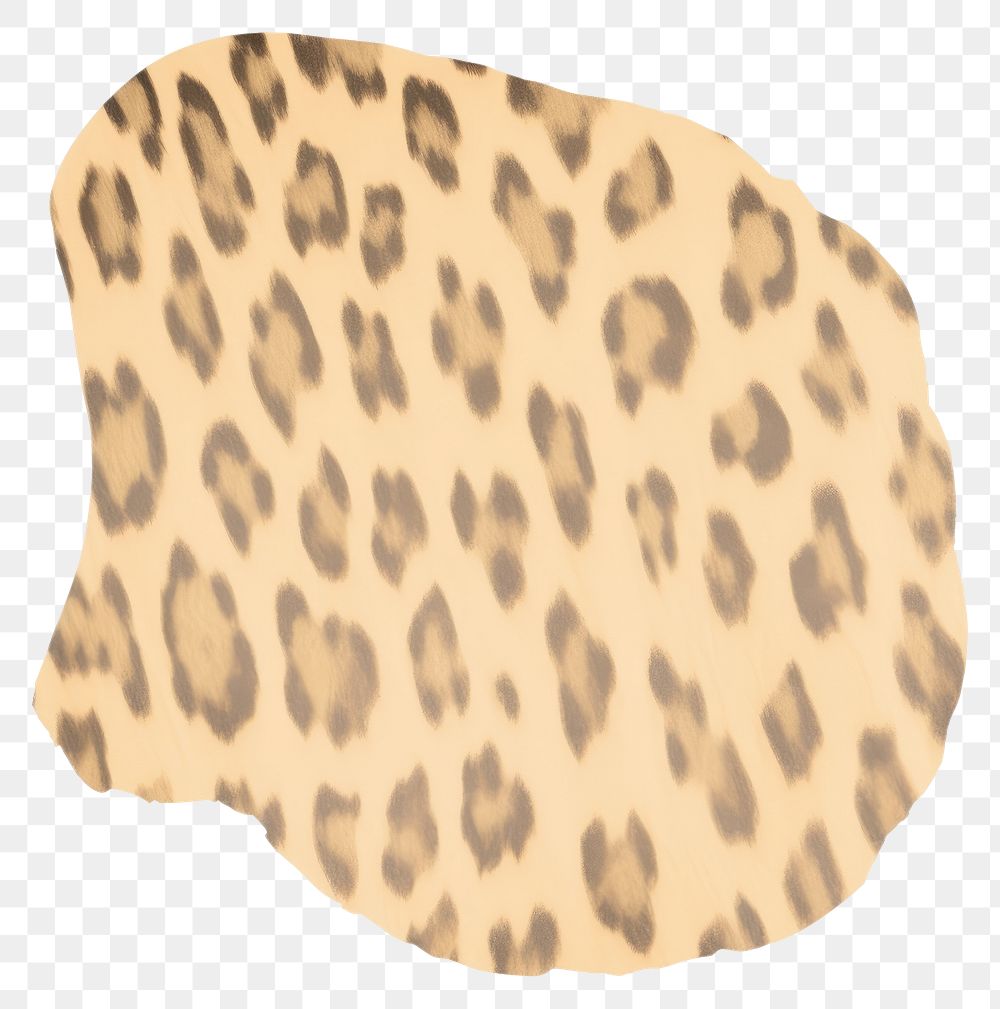 PNG Leopard skin marble distort shape mammal white background wildlife.