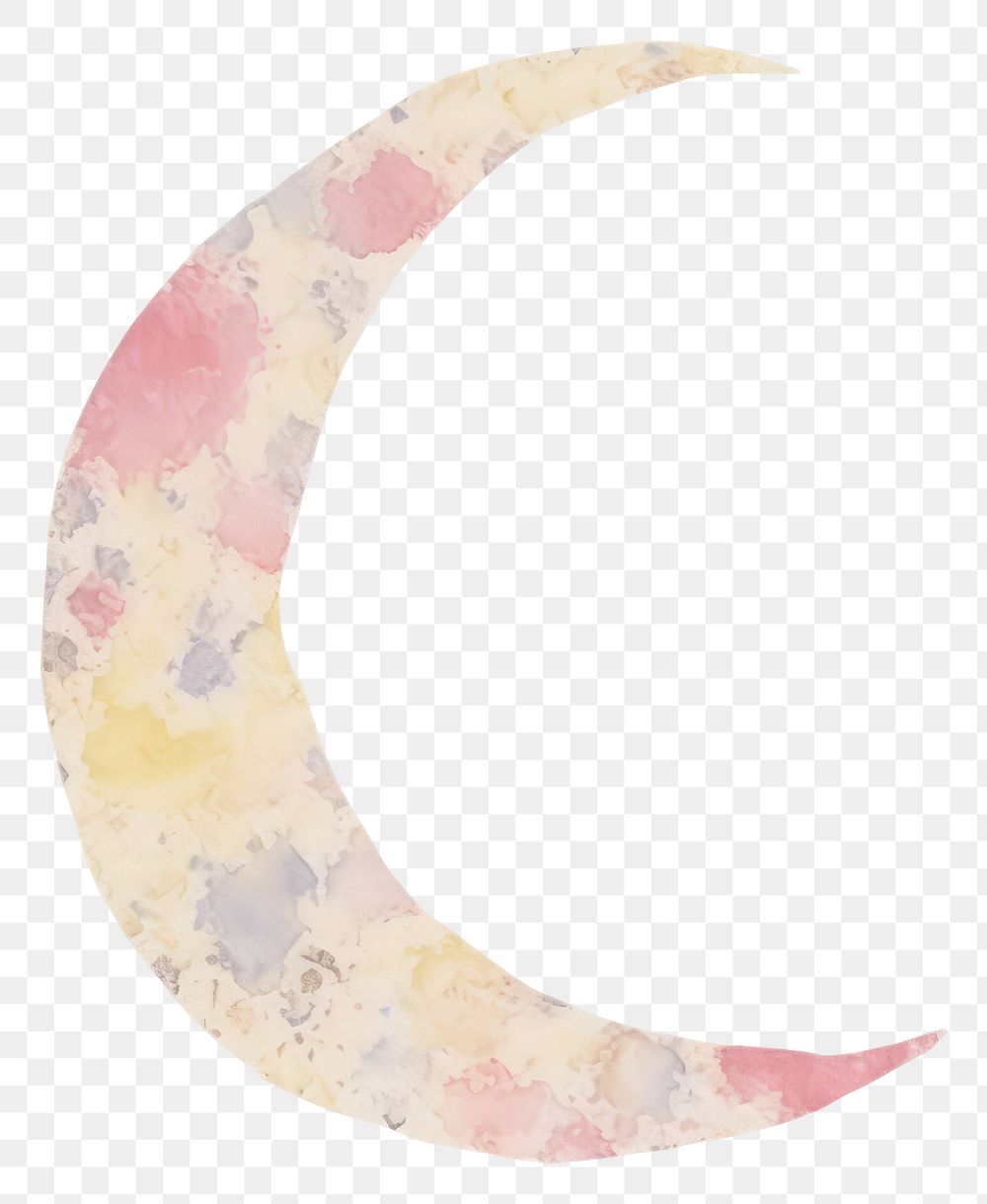 PNG Moon shape marble distort shape paper white background accessories.