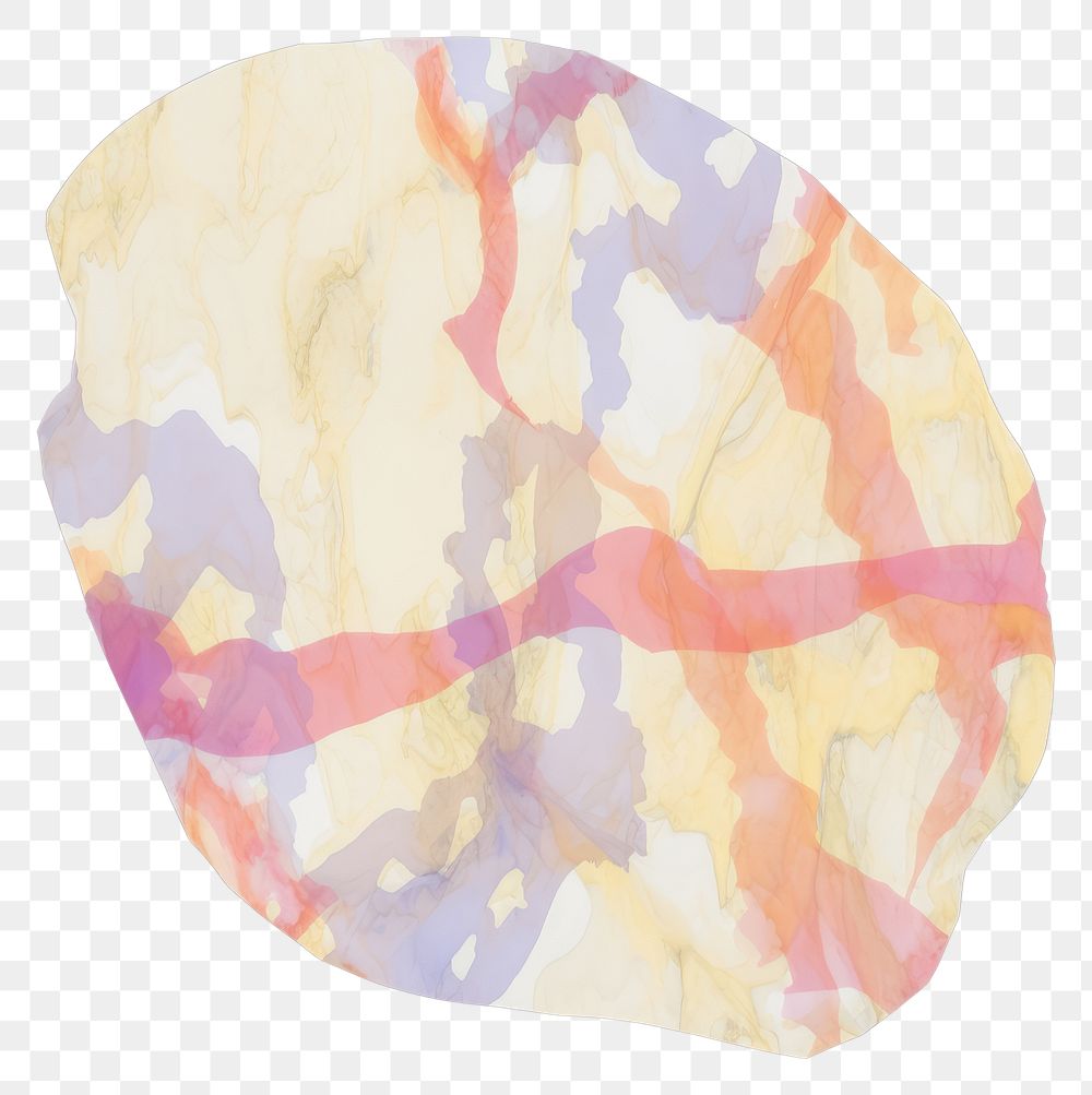 PNG Nature marble distort shape paper white background magnification.