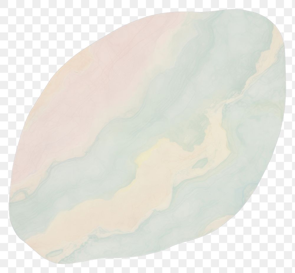 PNG Pastel shape marble distort shape abstract white background accessories.