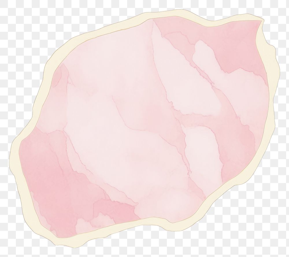 PNG Pink marble distort shape paper white background microbiology.