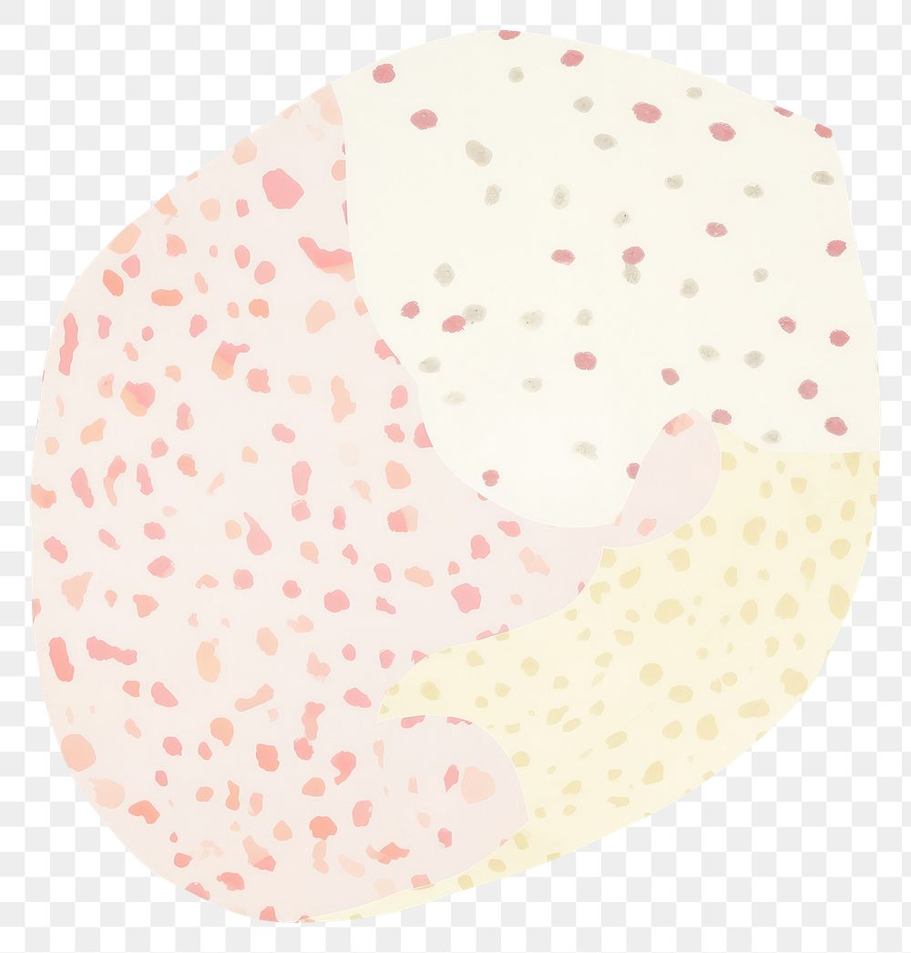 PNG Polka dot pattern marble distort shape paper white background magnification.