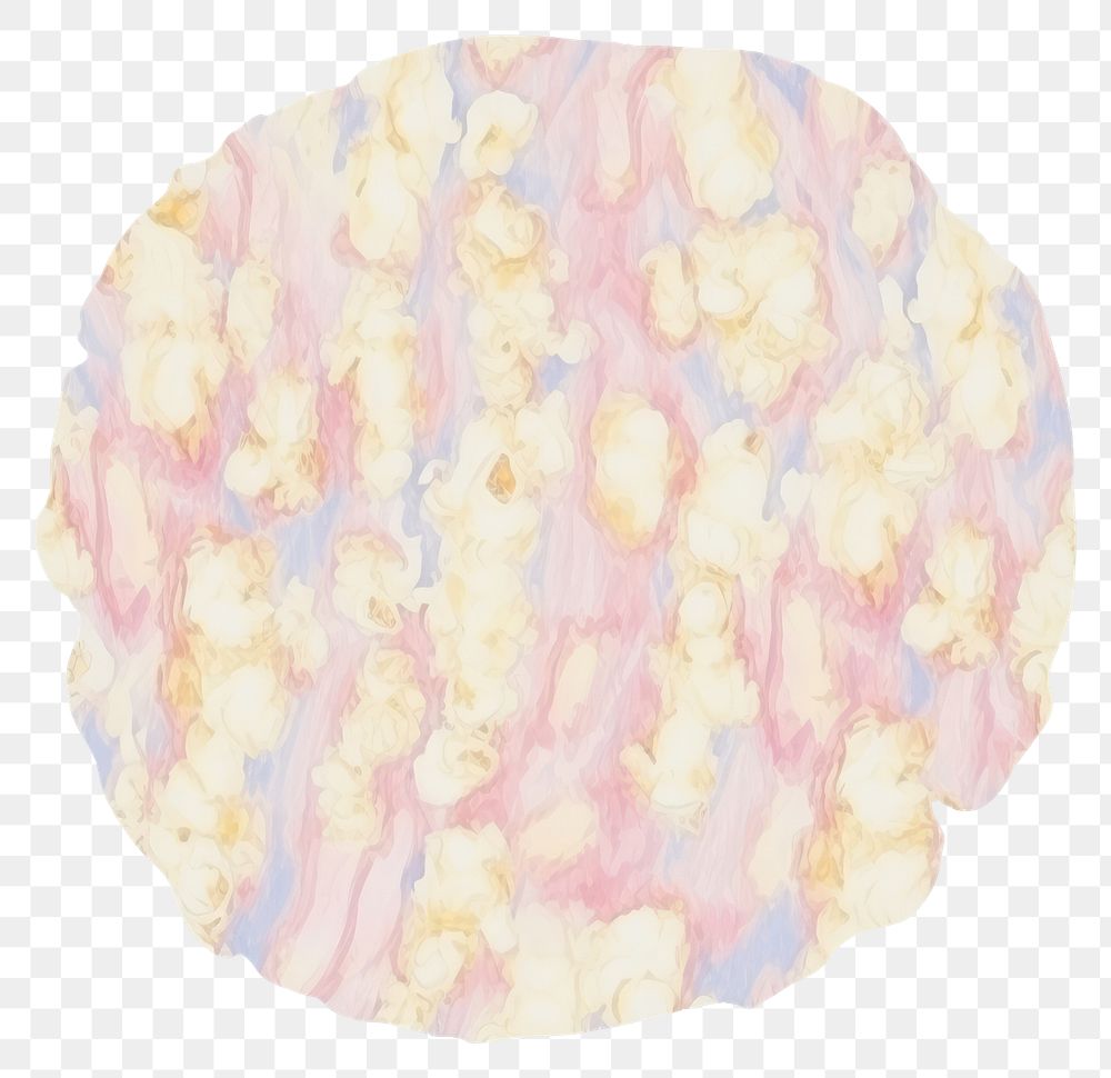 PNG Popcorn marble distort shape backgrounds abstract petal.