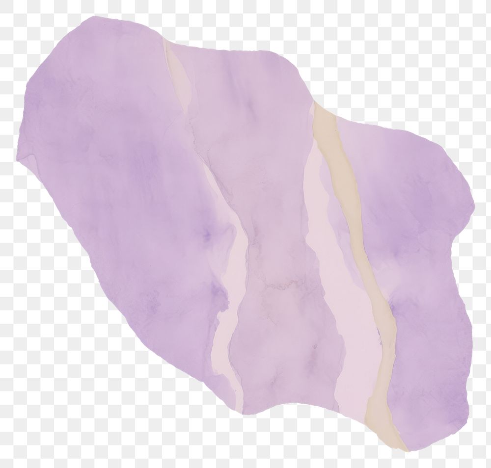 PNG Purple marble distort shape abstract paper white background.