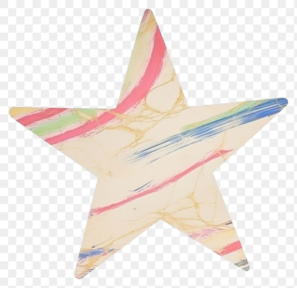 PNG Star marble distort shape paper white background creativity.