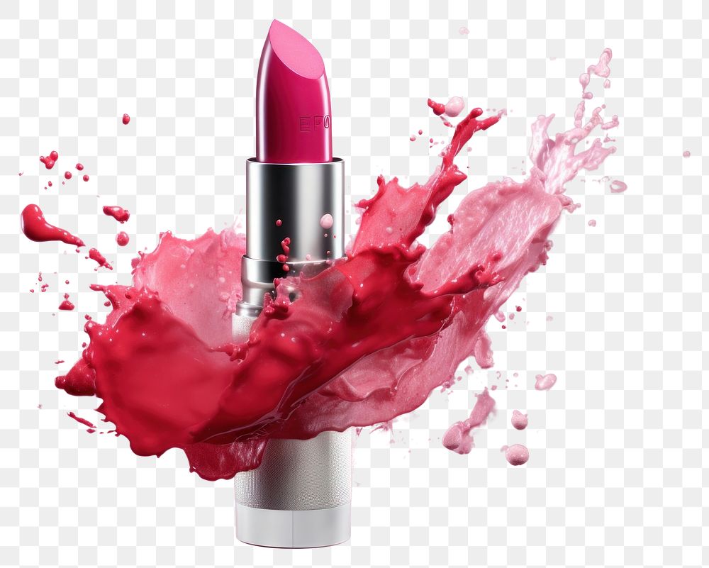 PNG Cosmetics lipstick splattered freshness.