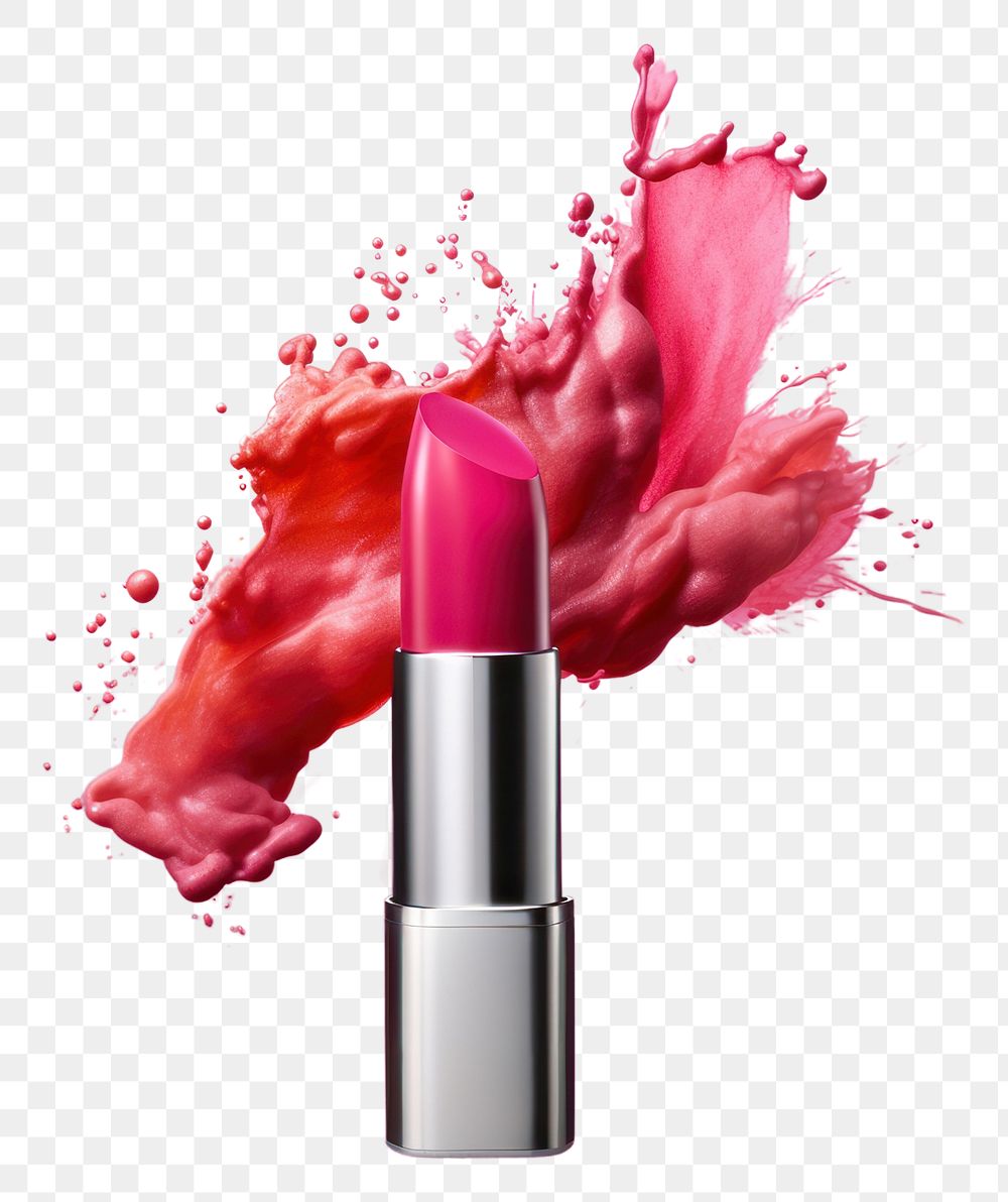 PNG Cosmetics lipstick splattered freshness.