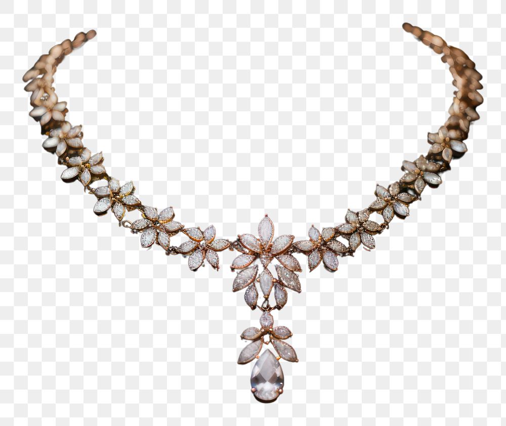 PNG Necklace gemstone jewelry diamond.