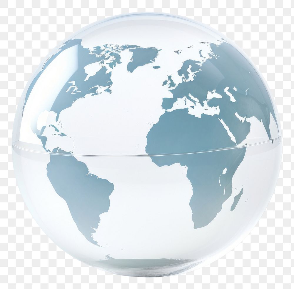 PNG Globe shape transparent minimal sphere planet glass.