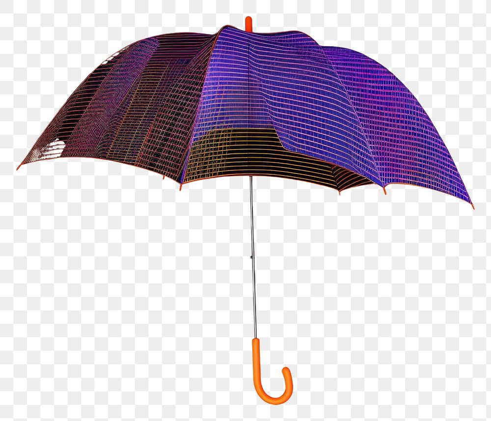 PNG  Umbrella rain black background single object.