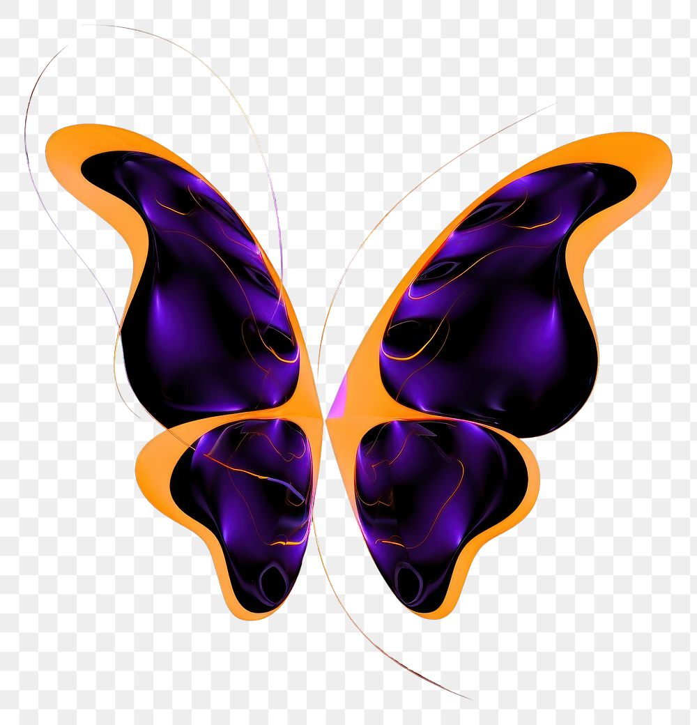 PNG  A butterfly pattern animal purple.