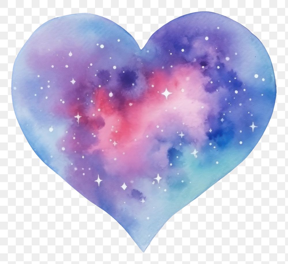 PNG Galaxy heart backgrounds abstract. AI generated Image by rawpixel.
