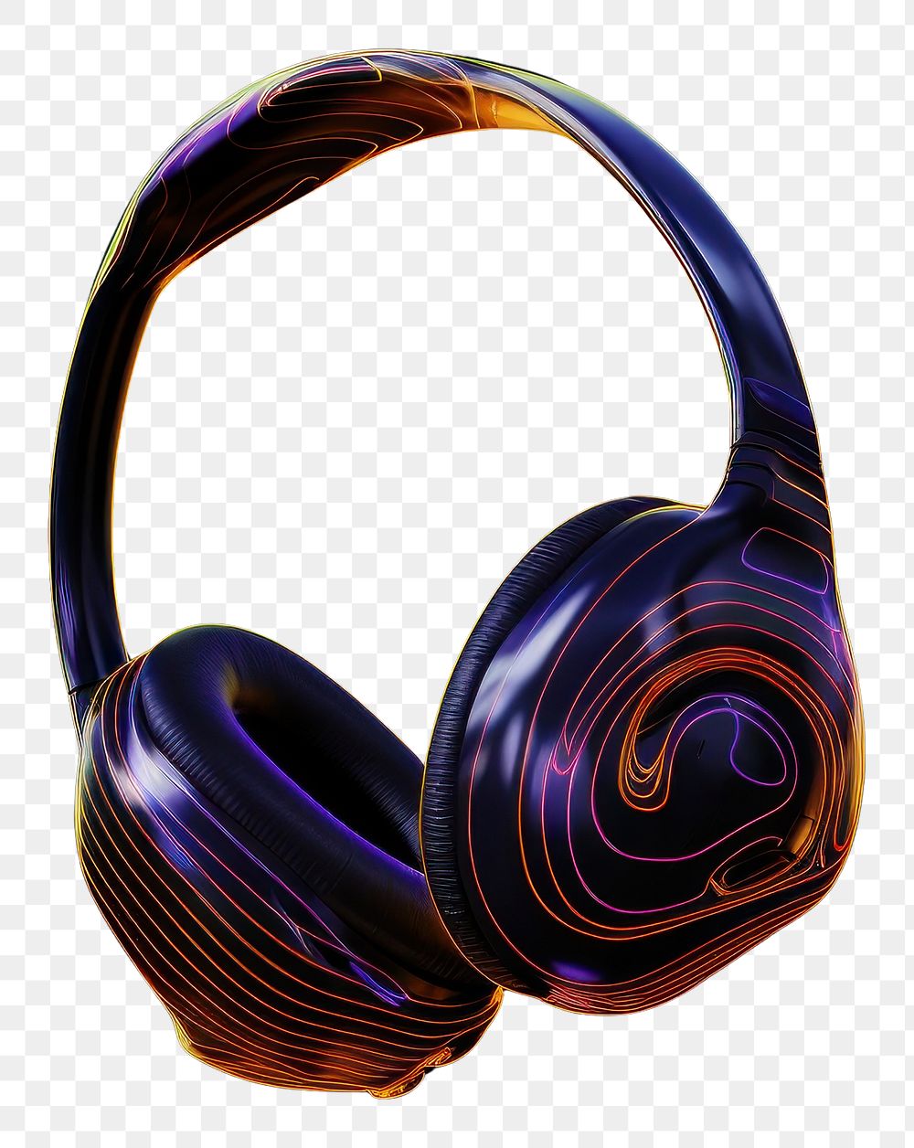 PNG  A headphone headphones technology headset.