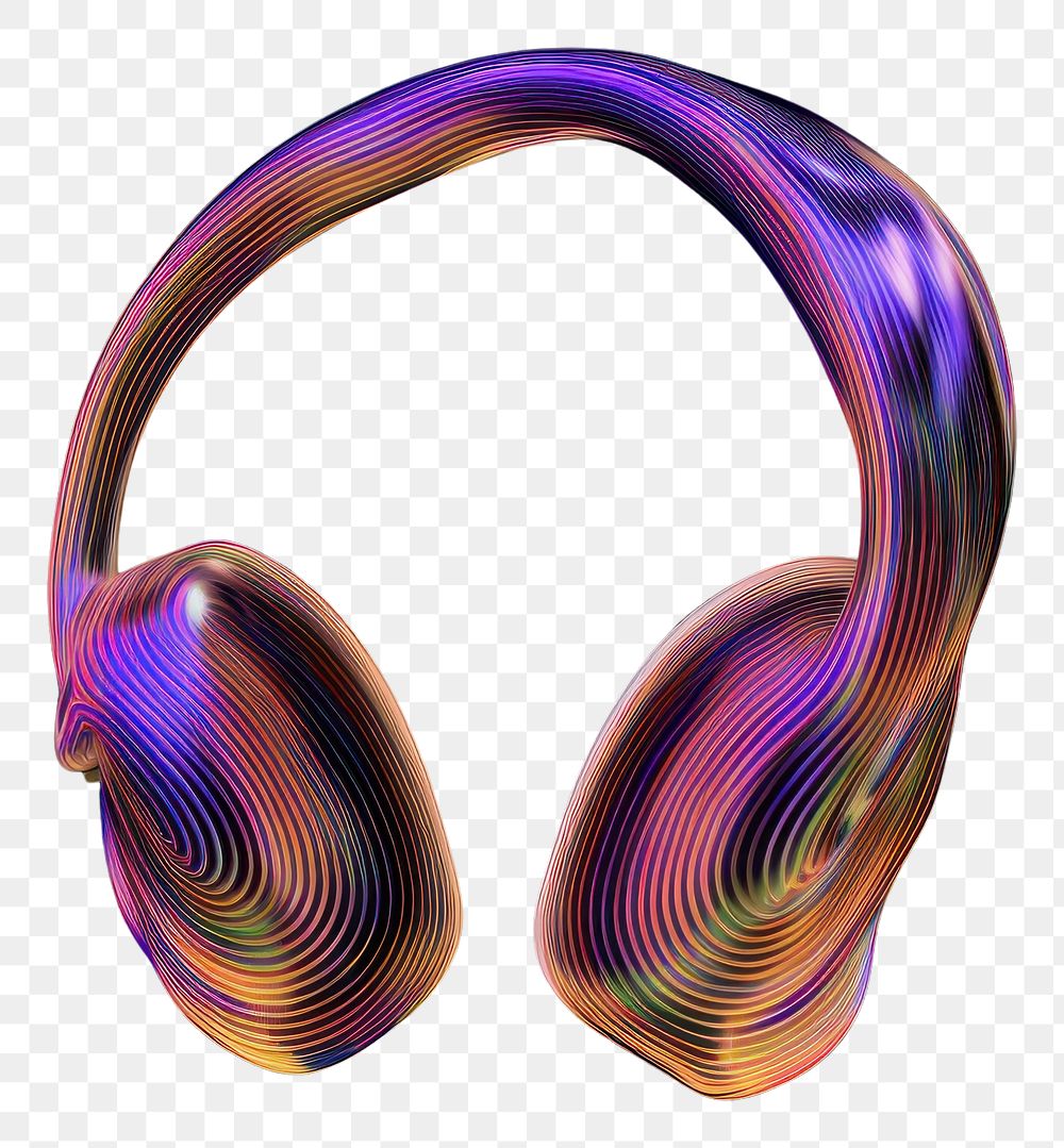 PNG  A headphone technology headphones pattern.