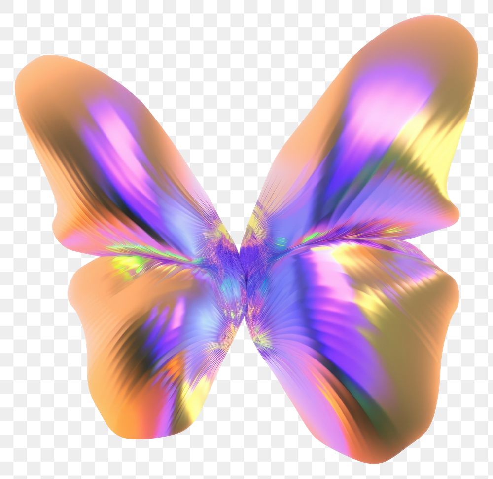 PNG  A holography butterfly animal purple white background.