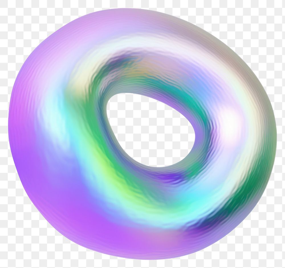 PNG  A holography Half Torus white background single object confectionery.