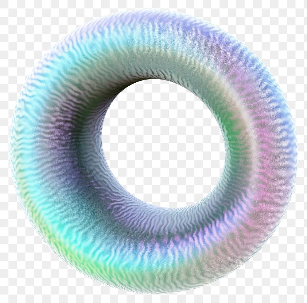 PNG  A holography Half Torus white background single object accessories.