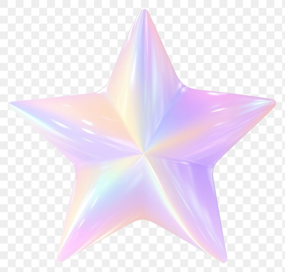 PNG  A holography star symbol white background single object.