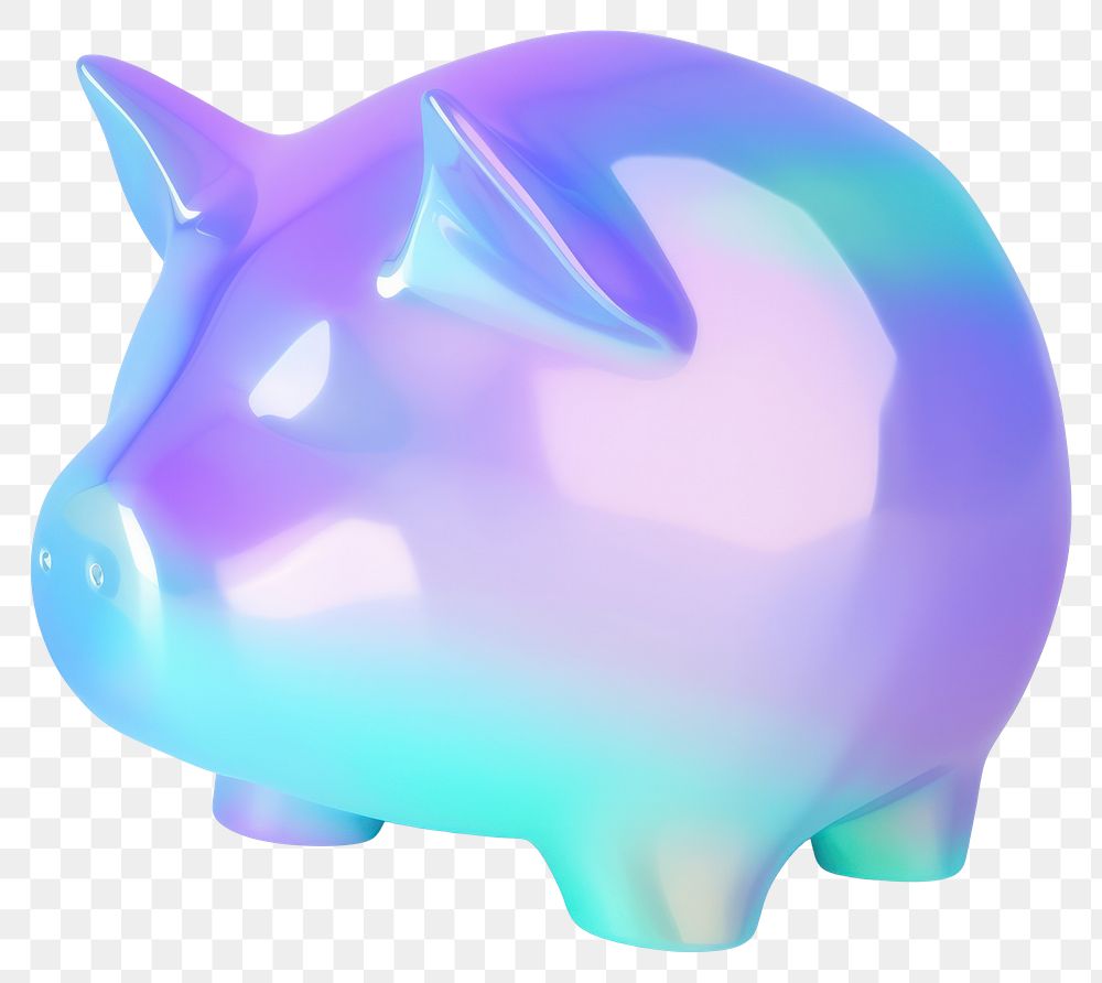 PNG  A holography pigy bank white background representation single object.