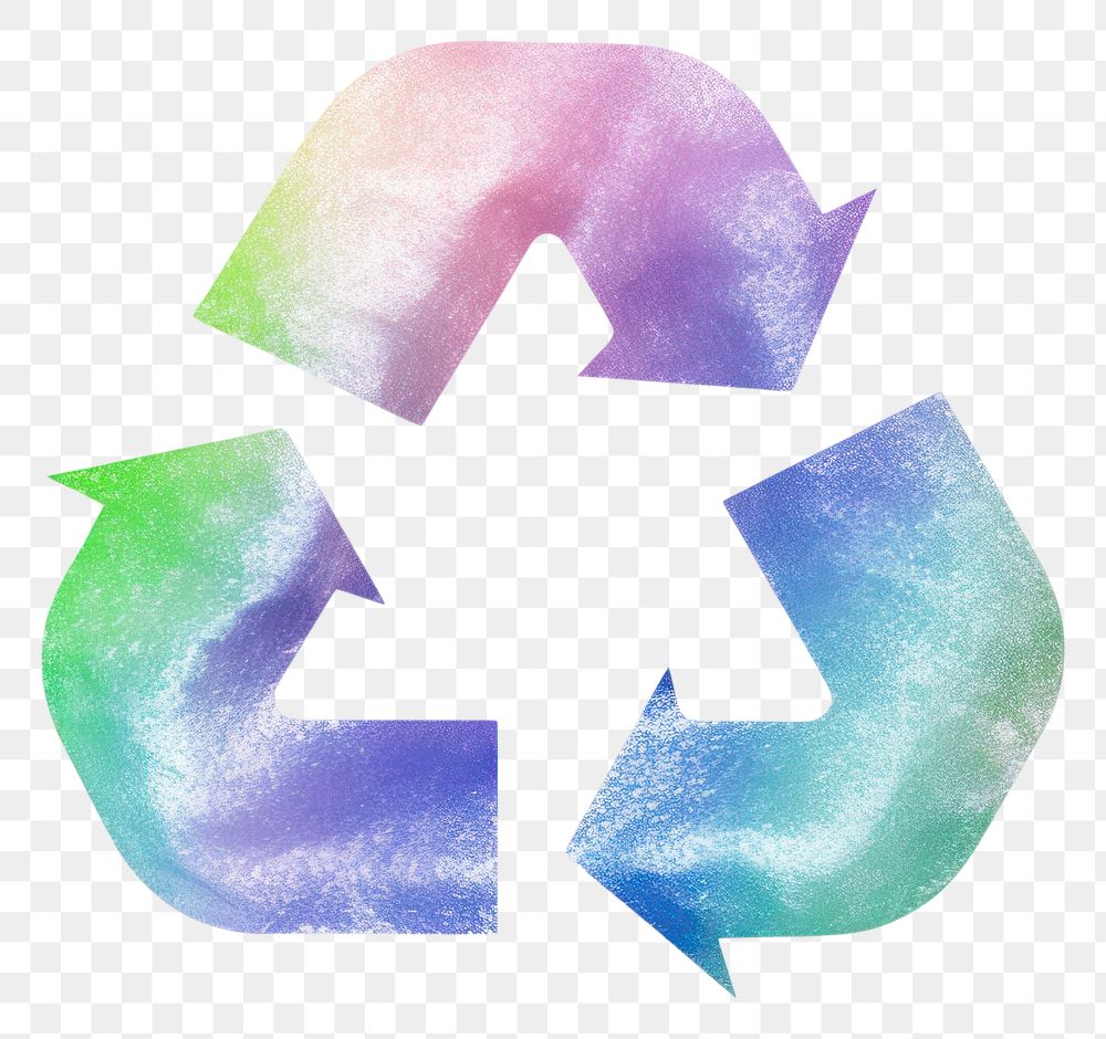 PNG  A holography recycle icon white background recycling circle.