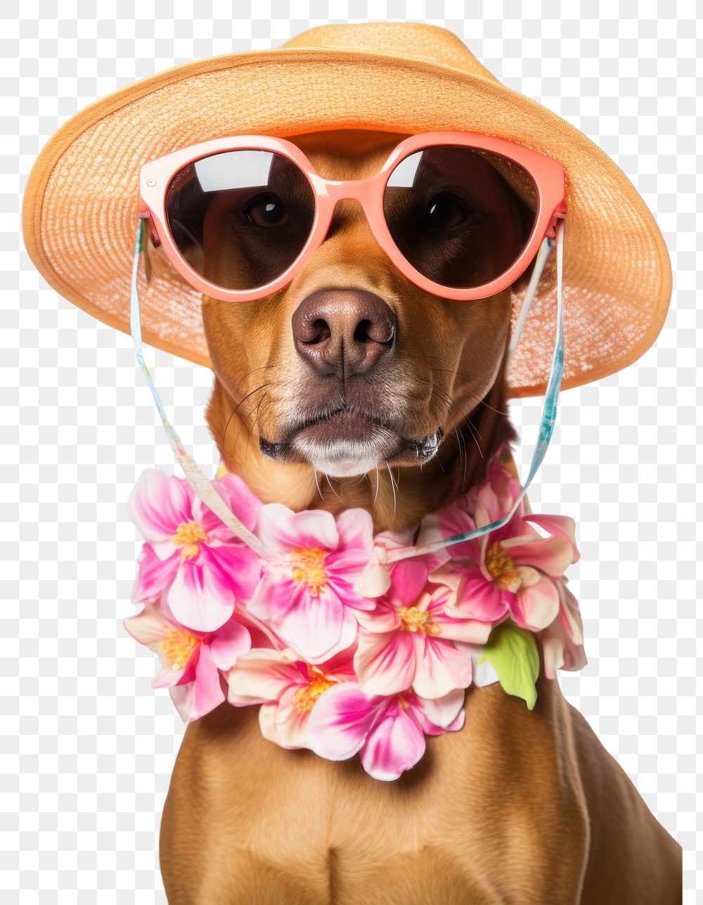 PNG  Dog sunglasses portrait mammal.