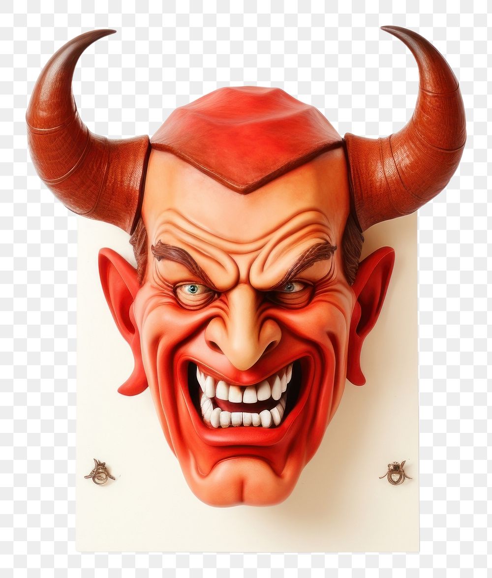 PNG  Devil Lucifer art representation creativity. AI generated Image by rawpixel.