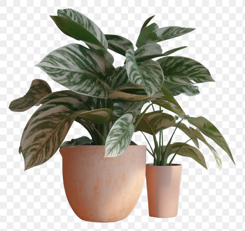 PNG  Houseplant vase leaf terracotta. AI generated Image by rawpixel.