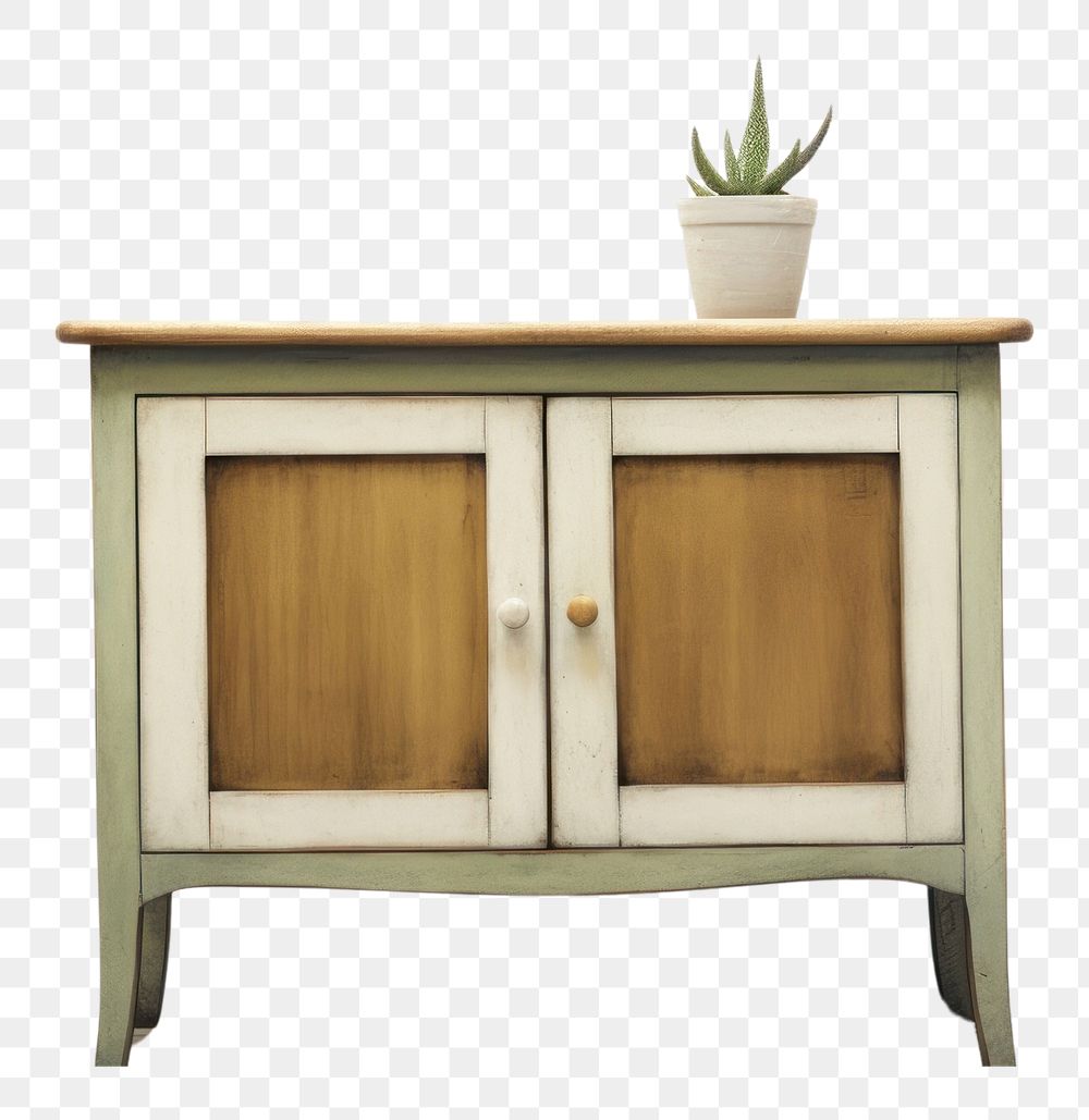 PNG  Houseplants furniture sideboard cabinet architecture nightstand flooring. AI generated Image by rawpixel.