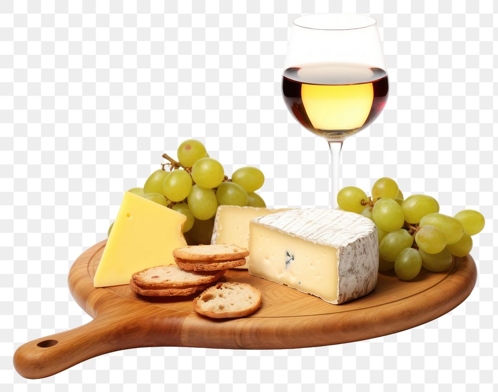 PNG  French cheese glass wine.