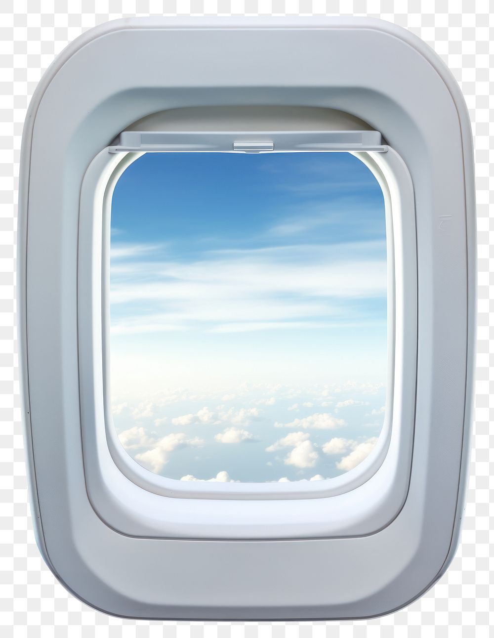 PNG  Airplane window porthole white background.