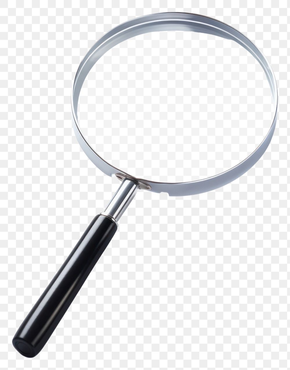 PNG  Magnify glass white background reflection simplicity.