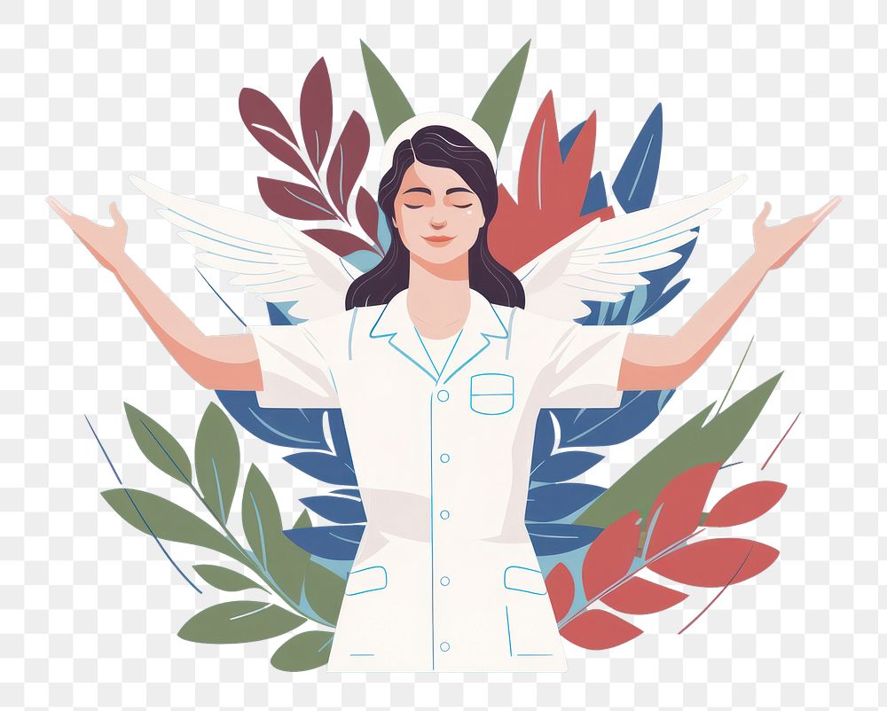 PNG Nurse adult representation spirituality. AI generated Image by rawpixel.