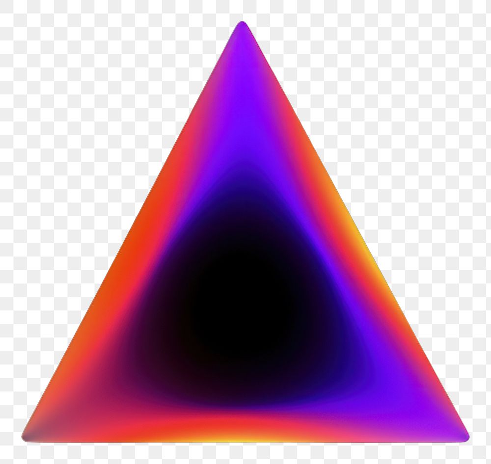 PNG  A triangle technology black background single object.